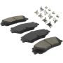 MPA 1003-2439C Quality-Built Black Series Ceramic Brake Pads w/ Hardware