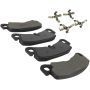 MPA 1003-2443M Quality-Built Black Series Semi-Metallic Brake Pads