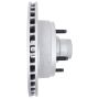 MPA BR54024G Quality-Built Black Series Coated Rotor