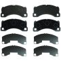 Wagner Brake MX1349 ThermoQuiet Semi-Metallic Disc Brake Pad Set