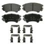 Wagner Brake MX1404 ThermoQuiet Semi-Metallic Disc Brake Pad Set