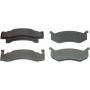 Wagner Brake MX269 ThermoQuiet Semi-Metallic Disc Brake Pad Set