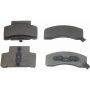 Wagner Brake MX459A ThermoQuiet Semi-Metallic Disc Brake Pad Set