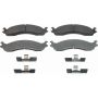 Wagner Brake MX655 ThermoQuiet Semi-Metallic Disc Brake Pad Set