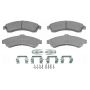 Wagner Brake MX882 ThermoQuiet Semi-Metallic Disc Brake Pad Set