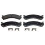 Wagner Brake MX909 ThermoQuiet Semi-Metallic Disc Brake Pad Set