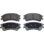 Wagner Brake MX957 ThermoQuiet Semi-Metallic Disc Brake Pad Set