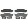 Wagner Brake MX965 ThermoQuiet Semi-Metallic Disc Brake Pad Set