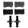 Wagner Brake QC1396 ThermoQuiet Ceramic Disc Brake Pad Set