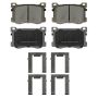 Wagner Brake QC1799 ThermoQuiet Ceramic Disc Brake Pad Set