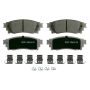 Wagner Brake QC1805 ThermoQuiet Ceramic Disc Brake Pad Set