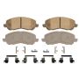 Wagner Brake QC866 ThermoQuiet Ceramic Disc Brake Pad Set