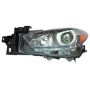 CAPA LT HEADLAMP ASSY COMPOSITE SEDAN; HALOGEN; JAPAN BUILT MAZDA 3 17-18