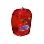 LT TAILLAMP ASSY W/O REAR FOG LAMPS; W/AMBER TURN LENS JEEP LIBERTY 02-04