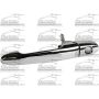 LH OUTER DOOR HANDLE CHR ALLURE/LACROSSE 05-09; IMPALA 06-16; MONTE CARLO 06-07