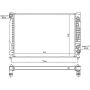 NISSENS 60316 Radiator w/Integrated Transmission Oil Cooler