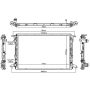 NISSENS 606573 Radiator