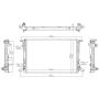 NISSENS 606578 Auxiliary Radiator