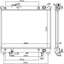 NISSENS 606692 Radiator w/Integrated Transmission Oil Cooler