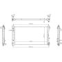 NISSENS 606831 Radiator with Oil Cooler