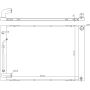 NISSENS 606837 Radiator w/Integrated Transmission Oil Cooler