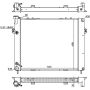 NISSENS 609891 Radiator w/Integrated Transmission Oil Cooler