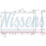 NISSENS 62298 Radiator