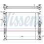 NISSENS 62576A Radiator w/Integrated Transmission Oil Cooler