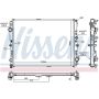 NISSENS 627023 Radiator