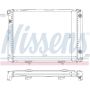 NISSENS 62721A Radiator w/Integrated Transmission Oil Cooler