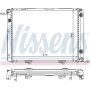 NISSENS 62722A Radiator w/Integrated Transmission Oil Cooler