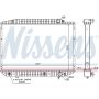 NISSENS 62727A Radiator w/Integrated Transmission Oil Cooler