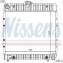 NISSENS 62740 Radiator w/Integrated Transmission Oil Cooler