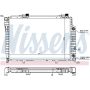 NISSENS 62756A Radiator w/Integrated Transmission Oil Cooler