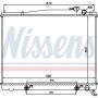 NISSENS 62916 Radiator