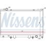NISSENS 645951 Radiator w/Integrated Transmission Oil Cooler