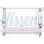 NISSENS 646843 Radiator w/Integrated Transmission Oil Cooler