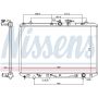 NISSENS 646927 Radiator w/Integrated Transmission Oil Cooler