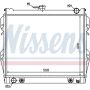 NISSENS 64728 Radiator w/Integrated Transmission Oil Cooler