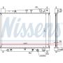 NISSENS 64799 Radiator w/Integrated Transmission Oil Cooler