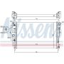 NISSENS 66701 Radiator w/Integrated Transmission Oil Cooler