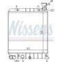 NISSENS 67022 Radiator