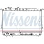 NISSENS 67027 Radiator w/Integrated Transmission Oil Cooler