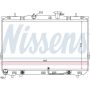 NISSENS 67489 Radiator w/Integrated Transmission Oil Cooler