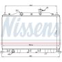 NISSENS 67509 Radiator