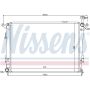 NISSENS 67522 Radiator