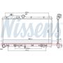 NISSENS 67741 Radiator w/Integrated Transmission Oil Cooler
