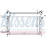 NISSENS 68003A Radiator w/Integrated Transmission Oil Cooler