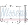 NISSENS 68154 Radiator w/Integrated Transmission Oil Cooler