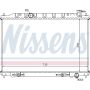 NISSENS 68712 Radiator w/Integrated Transmission Oil Cooler